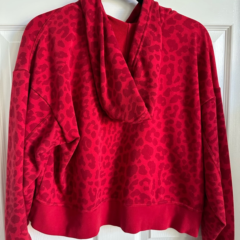 Nike Red Boxy Polo Sweatshirt - Picture 2 of 3